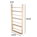 Corp biblioteca, Rosewood, BLTYZ-AKTV033 , 120x8x50 cm, Lemn masiv de pin, Stejar