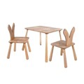Set masa si scaun pentru copii, Rosewood, BLTYZ-AKTV060-1, MDF, Stejar
