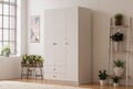 Dulap pentru haine, Hanah Home, Rb-066, Alb mat
