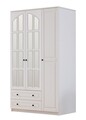 Dulap pentru haine, Hanah Home, Rb-011, Alb mat