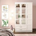 Dulap pentru haine, Hanah Home, Rb-050, Alb mat
