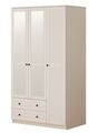 Dulap pentru haine, Hanah Home, Rb-062-03, Alb mat
