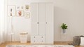 Dulap pentru haine, Hanah Home, Rb-062, Alb mat