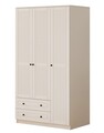 Dulap pentru haine, Hanah Home, Rb-062, Alb mat