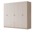 Dulap pentru haine, Hanah Home, Rb-069, Alb mat