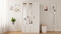 Dulap pentru haine, Hanah Home, Rb-073, Alb mat