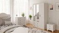 Dulap pentru haine, Hanah Home, Rb-073, Alb mat