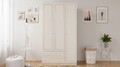 Dulap pentru haine, Hanah Home, Rb-076, Alb mat