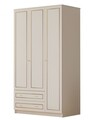 Dulap pentru haine, Hanah Home, Rb-077, Alb mat
