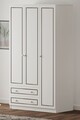 Dulap pentru haine, Hanah Home, Rb-093-01, Alb mat