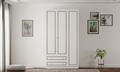 Dulap pentru haine, Hanah Home, Rb-093-01, Alb mat