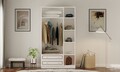 Dulap pentru haine, Hanah Home, Rb-093-01, Alb mat
