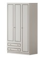 Dulap pentru haine, Hanah Home, Rb-093-01, Alb mat