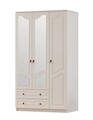 Dulap pentru haine, Hanah Home, Rb-105, Alb mat