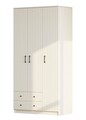 Dulap pentru haine, Hanah Home, Rb-185-01, Alb mat
