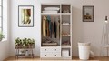 Dulap pentru haine, Hanah Home, Rb-110, Alb mat