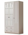 Dulap pentru haine, Hanah Home, Rb-111, Alb mat