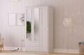 Dulap pentru haine, Hanah Home, Rb-186, Alb mat