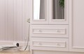 Dulap pentru haine, Hanah Home, Rb-186, Alb mat