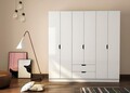 Dulap pentru haine, Hanah Home, Rb-157, Alb mat