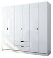 Dulap pentru haine, Hanah Home, Rb-157, Alb mat