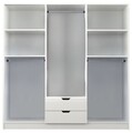 Dulap pentru haine, Hanah Home, Rb-157, Alb mat