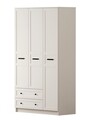 Dulap pentru haine, Hanah Home, Rb-168-01-002, Alb mat