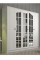Dulap pentru haine, Hanah Home, Rb-017, Alb mat