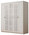 Dulap pentru haine, Hanah Home, Rb-017, Alb mat