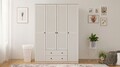 Dulap pentru haine, Hanah Home, Rb-063, Alb mat