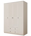 Dulap pentru haine, Hanah Home, Rb-063, Alb mat