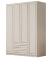 Dulap pentru haine, Hanah Home, Rb-078, Alb mat