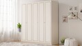 Dulap pentru haine, Hanah Home, Rb-083, Alb mat