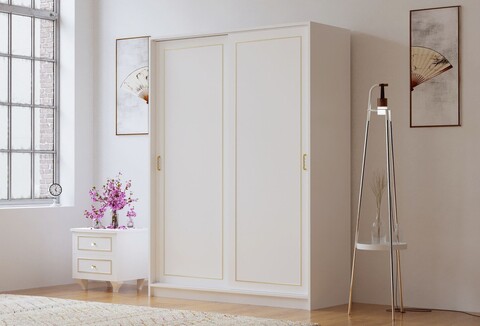 Dulap pentru haine, Hanah Home, Rb-093, Alb mat