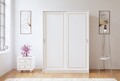 Dulap pentru haine, Hanah Home, Rb-093, Alb mat