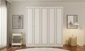 Dulap pentru haine, Hanah Home, Rb-094-02, Alb mat