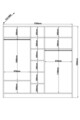 Dulap pentru haine, Hanah Home, Rb-094-02, Alb mat