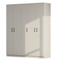 Dulap pentru haine, Hanah Home, Rb-185-04, Alb mat