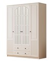 Dulap pentru haine, Hanah Home, Rb-112, Alb mat