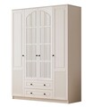 Dulap pentru haine, Hanah Home, Rb-113, Alb mat