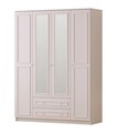 Dulap pentru haine, Hanah Home, Rb-186-02, Alb mat