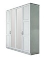 Dulap pentru haine, Hanah Home, Rb-163, Alb mat