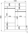 Dulap pentru haine, Hanah Home, Rb-163, Alb mat