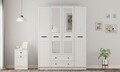 Dulap pentru haine, Hanah Home, Rb-168-01-011, Alb mat