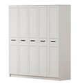 Dulap pentru haine, Hanah Home, Rb-168-01-004, Alb mat
