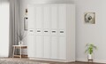 Dulap pentru haine, Hanah Home, Rb-168-01-005, Alb mat