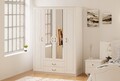 Dulap pentru haine, Hanah Home, Rb-177, Alb mat