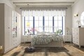 Dulap pentru haine, Hanah Home, Rb-018, Alb mat
