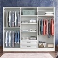 Dulap pentru haine, Hanah Home, Rb-053, Alb mat