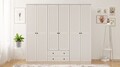 Dulap pentru haine, Hanah Home, Rb-064, Alb mat